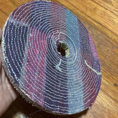 China 8x7 Cloth Sisal Abrasive Buffing Wheel For Metal Hardwares for sale