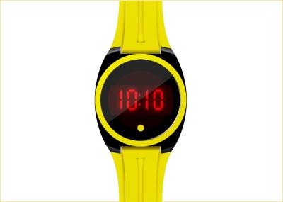 China PU Stap Touch Screen Digital Watches with Stainless Steel Case Back / Alloy Bezel for sale