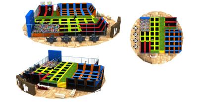 China 360M2  China Manufacture Big Jumping Trampoline  Discount Large Children Trampoline Round Trampoline for sale