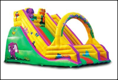 China Attractive Colourful Inflatable Kids Fun Game for Park Hot Sale New Design Inflatable Slide for sale