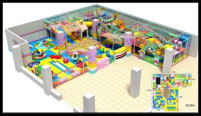 China Cheer Amusement  Kids Indoor Soft Playground Equipment  Best Beautiful Indoor Palyground for sale