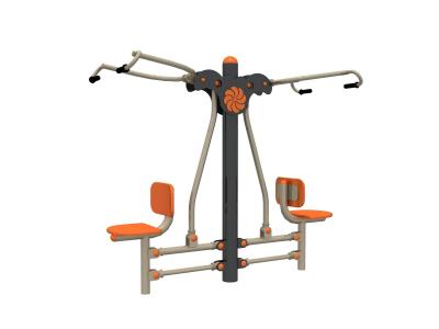 China Outdoor&Indoor Physical Fitness Equipment Double Sitting and Pushing gym Equipments for sale