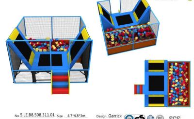 China Chinese New Design Kids&Adults Indoor Funny Trampoline Park/ 22M2 Trampolione/ Indoor Gymnastic Area for sale