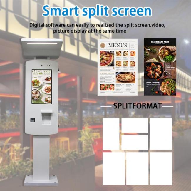 Nvidia Chipset 24" Outdoor Waterproof IP55 Self Service Payment Kiosk 0