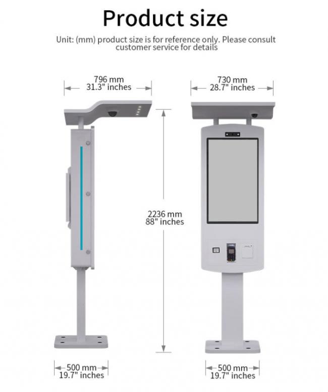 32 Inch Outdoor IP65 Self Service Checkout Kiosk With Aluminum Housing 3