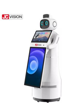 China JCVISION Thermal Imaging Reception Robot Visitor Management Humanoid Service for sale