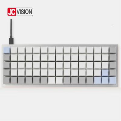 China 75 Keys Mechanical Keyboard Kits Anodized Aluminum Box Hot Swappable C Type Interface Te koop