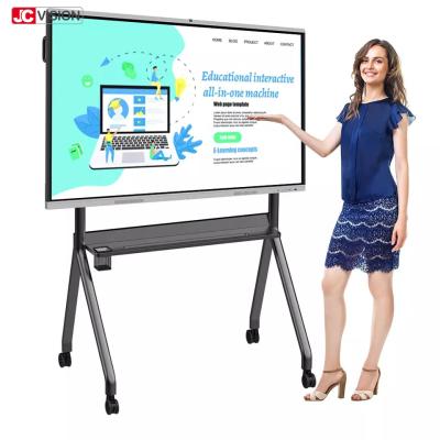 China JCVISION 4K OPS 65 - 86 Inch Smart Interactive Whiteboard LCD Display Support Touch for sale