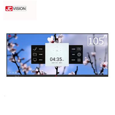 China JCVISION 105 Inch Interactive Smart Board IR Touch Classroom Teaching for sale