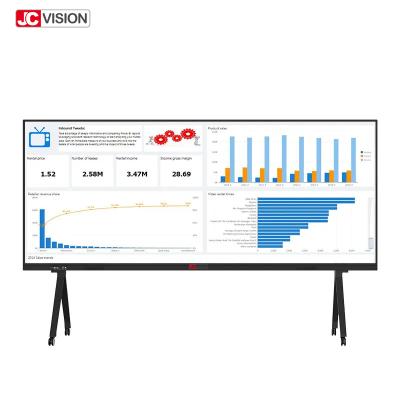China JCVISION 105 Inch Infrared Touch Smart Board Android 11 Interactive Whiteboard for sale