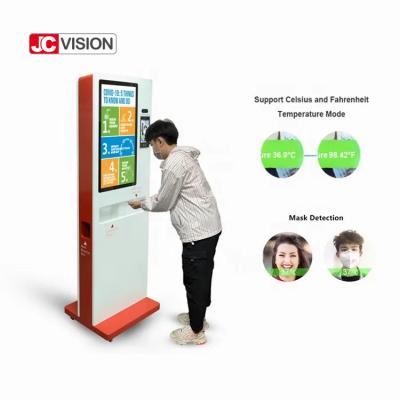 China Dispensador automático máquina de quiosco de autoservicio para 1000 ml de Drip Gel Spray Sanitizer en venta