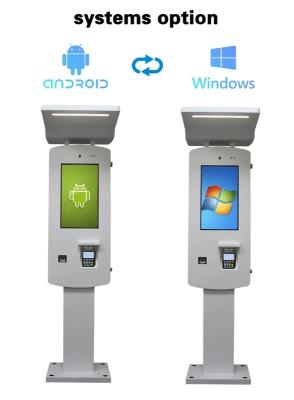 China 32Inch Outdoor Android PC Self Service Payment Kiosk with LED Strip for sale