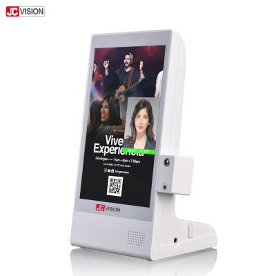 China 8 Inch Table Top Digital Signage Advertising Player, Restaurant Table Stand Menu Power Bank for sale