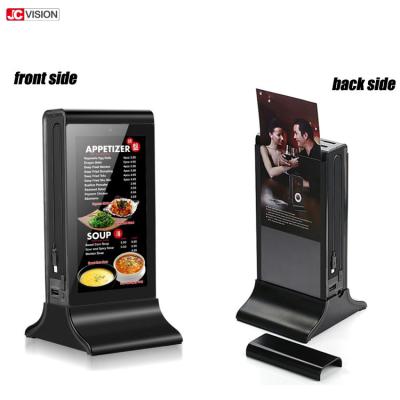 China Restaurant Hotel Table Top Digital Signage Table Advertising 20 40s Adjustable for sale