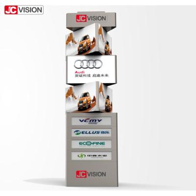 China JCVISION Customized Outdoor Digital Signage Display LED Rotating Tower Display for sale