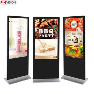 China 65inch Android Digital Signage Player , 8ms Floor Standing LCD Advertising Display Screen for sale