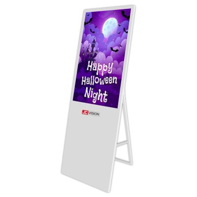 China Retail 43inch Portable Advertising Kiosks Displays Android LCD Digital Signage Display for sale