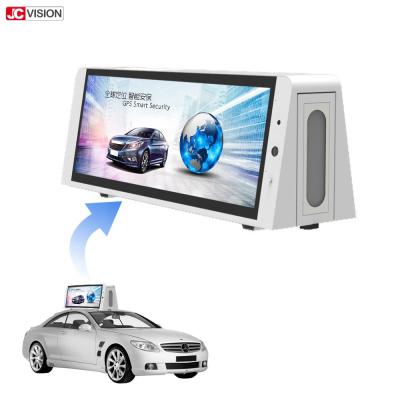 China Three Side P5 Outdoor Digital Signage Display LCD 22 Inch Digital Taxi Top Displays for sale