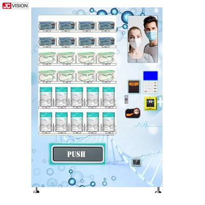 China Mask Automatic Vending Machine Hand Sanitizer Disinfection Spray Auto Vendor for sale