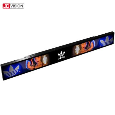 China Señalización ultra ancha estirada del panel LCD de la pantalla de visualización del LCD de la barra del borde de estante en venta