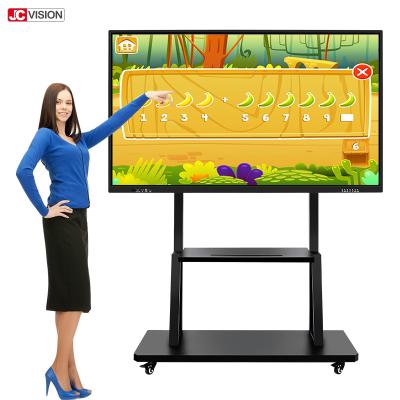 China 3840x2160 75 Inch Indoor Interactive Whiteboard Infrared Monitor RoHS for sale