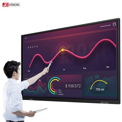 China 65in 1920×1080 RS232 Interactive Smart White Board Intel I3/I5/I7 for sale