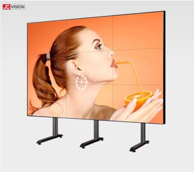 China 0.88mm Bezel LCD Video Wall Screen 500cd/m2 Jcvision 55 Inch 6.77M Color for sale