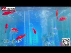 JCVISION 3D Effect LED Display Energy Saving LED Advertising Digital Signage