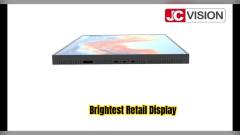 43“ High Brightness Floor Stand Lightbox – 2000 cd/m², FHD, Android Digital Signage for Retail
