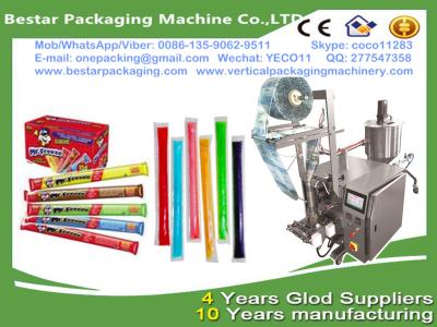China High speed ice lolly packing machine,ice lolly packaging machine with touch screen and date printing machine for sale