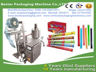 China Bestar new design liquid fruits syrup packaging machine,small scale juices and syrups pouch packaging for sale