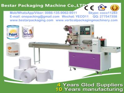 China Automatic Industrial toilet roll packing machine,toilet roll  flow pack machine in muti-function packaging machine for sale