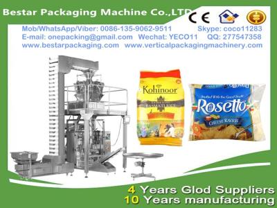 China MultiHead Weigh Filling VFFS Packaging Machine for Bags food packing equipment for frozen dumplings & frozen ravioli en venta