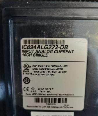 China IC694ALG223-dB GE 16-Channel single Input analog Current Module for sale