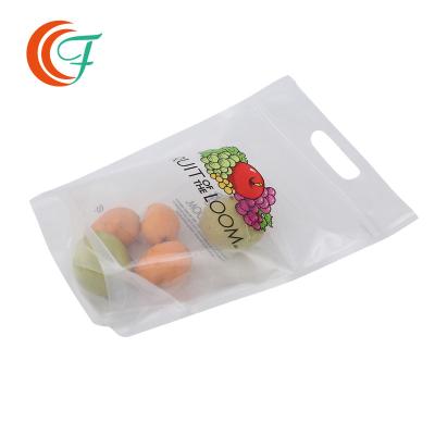 China Fresh Fruit Stand Up Pouch Packaging With Window Food Grade for sale