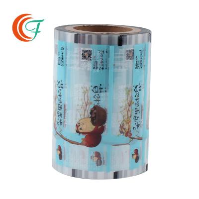 China Environmental Friendly Plastic Food Packaging Film 50-70mic Plastic Food Wrap Film for sale