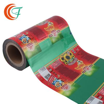 China Ketchup Printed Snack Packaging Film High Barrier Metallized Polyester Film for sale