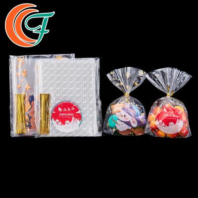 China Holiday OPP Packaging Bag Food Packaging Bag Fashionable Plastic Christmas Candy Gift for sale