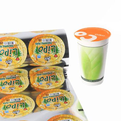 China PET Cup Sealing Packaging Film Customized Printing Polyester Packaging Film for sale