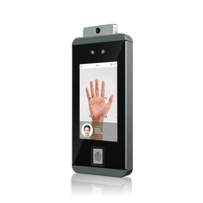 China 5 inch Facial Recognition Terminal With Body Temperature Detection Te koop