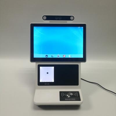 China Leitor Desktop do controle de acesso de Qr da única tela para a máquina do comparecimento do tempo à venda