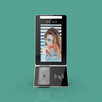 China Single Portrait Screen qr code access control reader 10.1 Inch  Android  7.1 RK3288 for sale