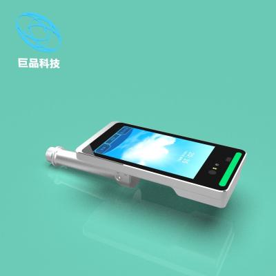 China Column Type 300cd Attendance Machine With Eye Scanner NFC function for sale