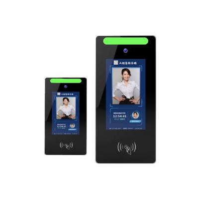 China Regulador biométrico montado en la pared del acceso de la máquina 5Inch de la atención de la cara negra en venta