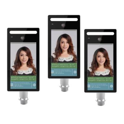 Chine Machine terminale d'assistance de balayage d'oeil d'un caractère en colonne de reconnaissance des visages de porte d'Android de 7 pouces à vendre