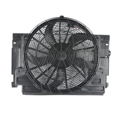 China 400W Ventilador de condensador de carros ac / ventilador de enfriamiento Radiador para BMW E53 OE 64546921381 64546921940 en venta