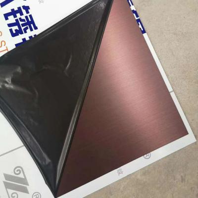 China Gold Etching 304 201 Stainless Steel Sheet Gold Color ASTM EN DIN JIS GB for sale