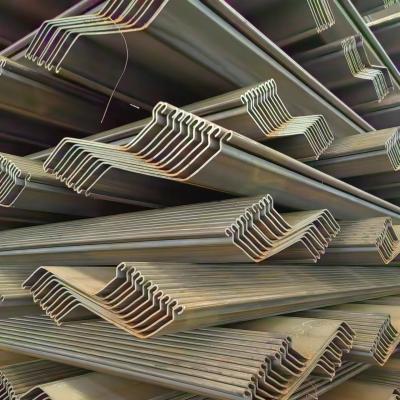 China MS Sheet Metal S355J2 Steel Sheet Hot Rolled Sheet Piling in 6m 9m 12m Lnegth for sale