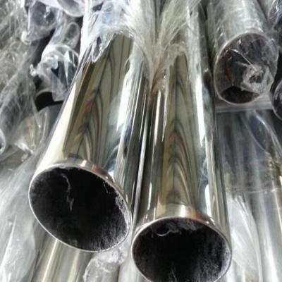 China Wleded Stainless Steel Pipe Tube SS Pipe Grade 201 304 316L Polishing 400# Outside in 6m Length for sale