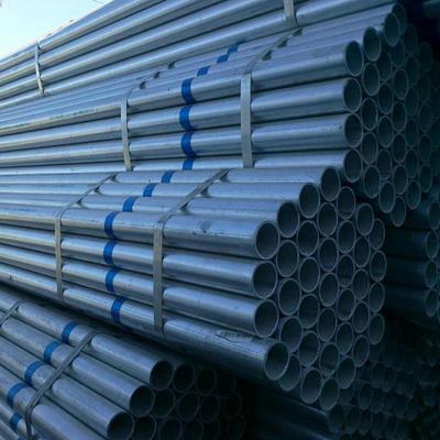 China Verzinktes Stahlrohr Nahtloses Stahlrohr 1 Zoll 2 Zoll für verzinktes Stahlschweißrohr für Handlauf zu verkaufen